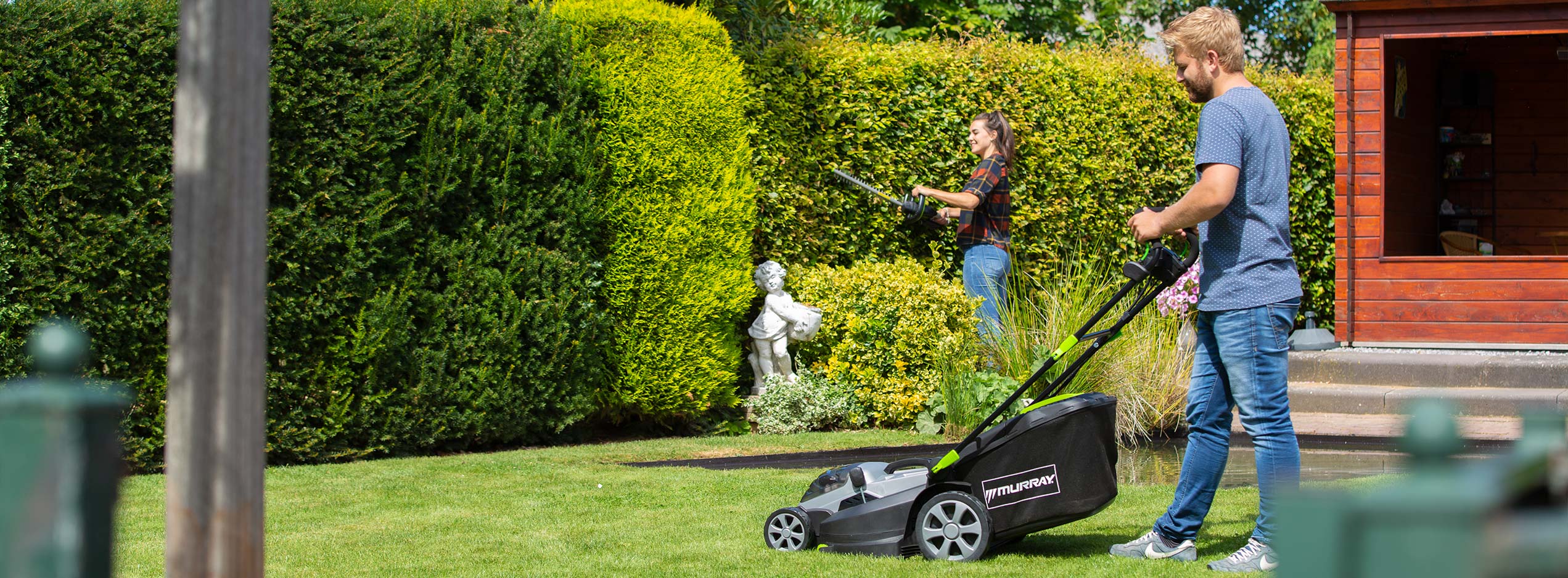 Herramientas de jardinería con batería de ión-litio de 18 V