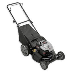 Black+decker 21-Inch 3-in-1 GAS Powered Push Lawn Mower with 140cc OHV Engine Black and Orange