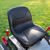Comfortable Ride with Adjustable High-Back Seat