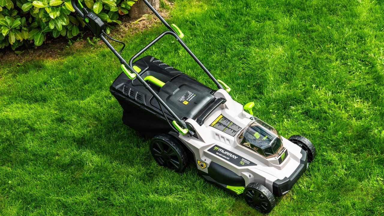 43cm cutting deck for faster mowing